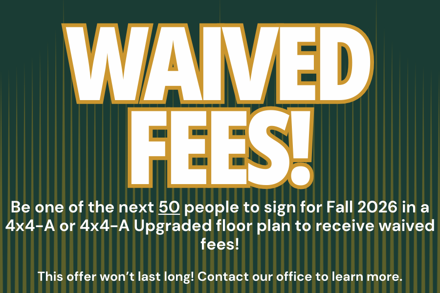 A 3D image of the 5BR/5BA floorplan, a 2080 squarefoot, 5 bed / 5 bath unit