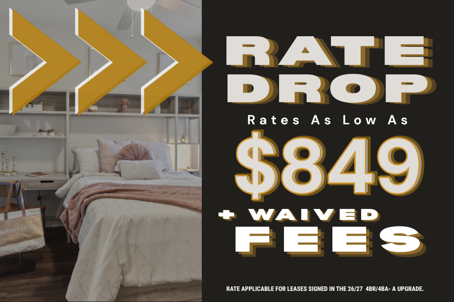 Rate drop popup